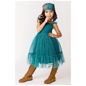 Joyfolie | Fairy Princess Photo Shoot Girl’s Tulle Leigh Dress Teal | 3